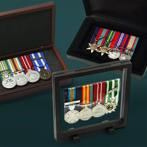 Replica Emergency Services Medals and Mounting