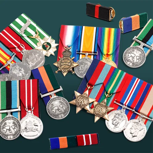 Replica Police Medals and Mounting